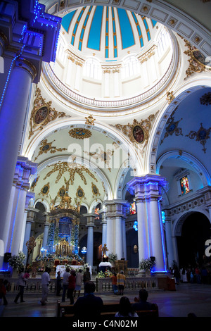 Chiquinquira church Interior Stock Photo