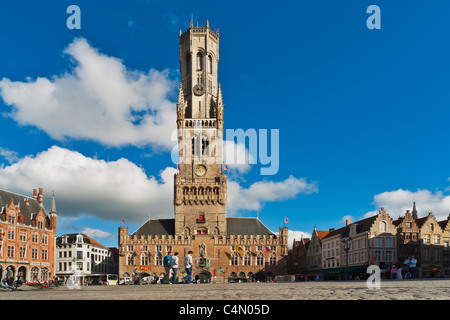 Belfried, Brügge, Belgien | Belfry, Bruges, Belgium Stock Photo