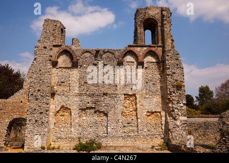 Wolvesey Castle ruins, Winchester, Hampshire, England Stock Photo