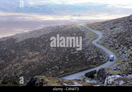 The Connor pass, north side, Dingle Peninsula, Co Kerry, Ireland Stock Photo
