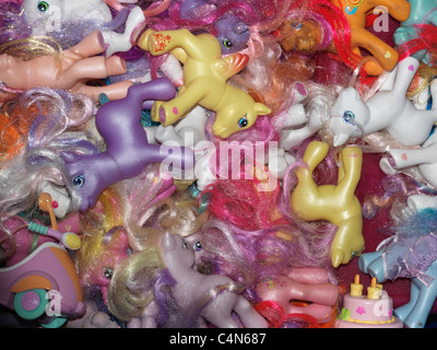 My Little Ponies In A Box Stock Photo