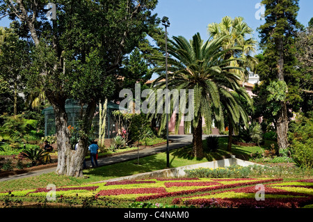 Garden of the Governor's residence Funchal Madeira Portugal EU Europe Stock Photo