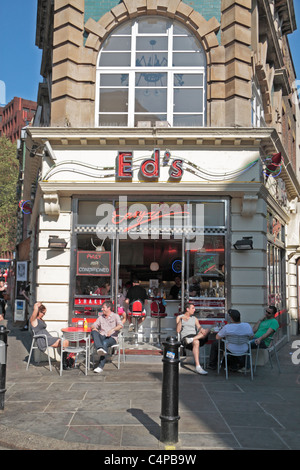 The Ed's Easy Diner restaurant in Moor Street Piccadilly, London, England. Stock Photo