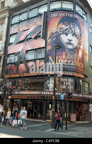 Les Miserables at the Queens Theatre in London's West End, April 2011. Stock Photo