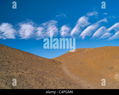 Unusual clouds over Death Valley National Park, California. Stock Photo