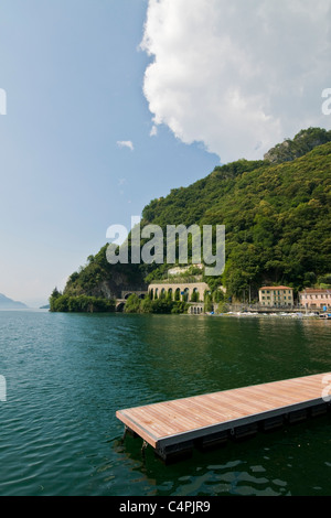 Harbor, Dongo, Como lake, Italy  Stock Photo