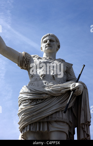 Statue of Caesar at Caesars Palace Hotel Casino in Las Vegas Nevada USA