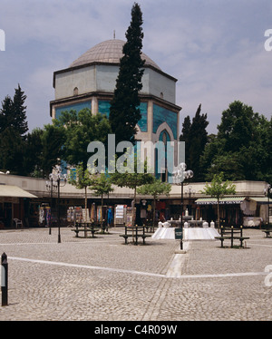 Yeşil Türbe, mausoleum of Çelebi Sultan Mehmed, Bursa, Turkey 000529 2110 Stock Photo