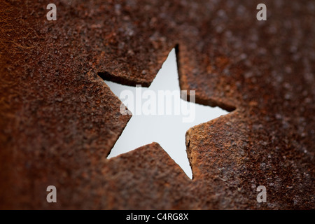 Star in John McEwen sculpture 'Searchlight Starlight Spotlight', Air Canada Centre, Toronto, Ontario, Canada Stock Photo