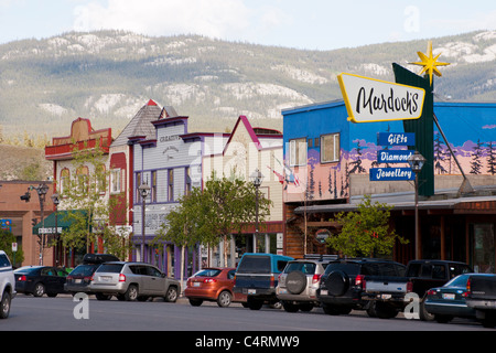 Main Street, Whitehorse, Yukon Territory, Canada. Stock Photo