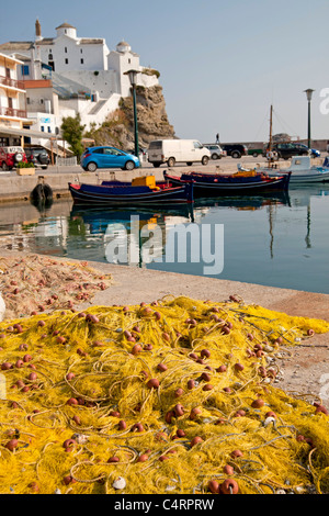 Fishing boats in Skopelos Town harbour Stock Photo - Alamy