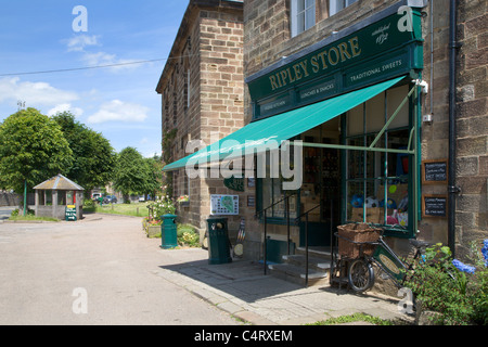 Village Store at Ripley North Yorkshire England Stock Photo