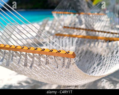 Hammock. Jost Van Dyke. British Virgin Islands Stock Photo