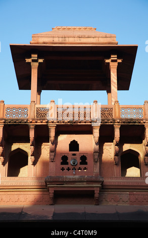 Jehangir's Palace in Agra Fort, Agra, Uttar Pradesh, India Stock Photo