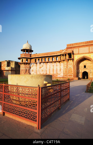 Jehangir's Palace in Agra Fort, Agra, Uttar Pradesh, India Stock Photo