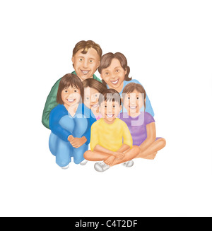 happy family values Stock Photo - Alamy