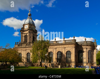The Cathedral Church of St Philip in Birmingham England built in early 18th century Baroque style and designed by Thomas Archer Stock Photo