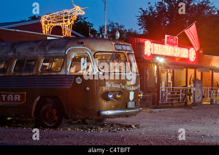 The Broken Spoke Bar and Dancehall - Austin, Texas Stock Photo