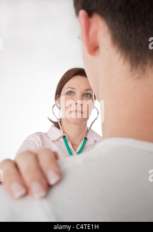 Doctor and Patient Stock Photo