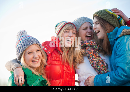 Teenagers Outdoors Stock Photo