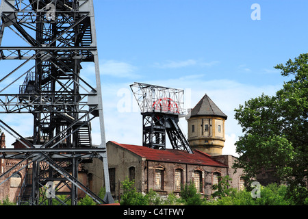 'Katowice' - dormant mine, the plot of land for the new location of The Silesian Museum in Katowice. Stock Photo