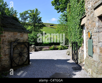 Holiday accommodation in Thwaite, Swaledale, Yorkshire, England Stock Photo