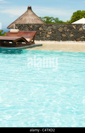 Resort swimming pool Stock Photo