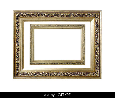 Gold Picture frame Stock Photo