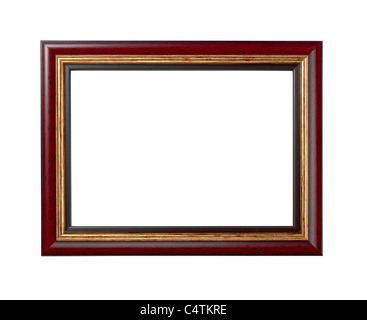 Wood Picture frame Stock Photo