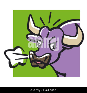 Taurus astrological sign, illustration Stock Photo