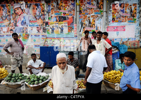 A street scene in Bogra, Bangladesh Stock Photo