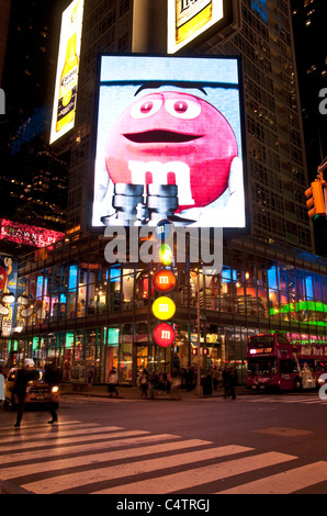 Yellow M&M Luggage Tags, M&M's World Store, Times Square, NYC Stock Photo -  Alamy