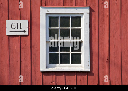 Red Barn of Somerset Stock Photo
