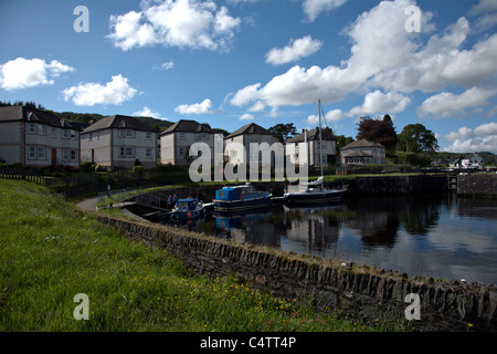 crinan canal in scotland Stock Photo