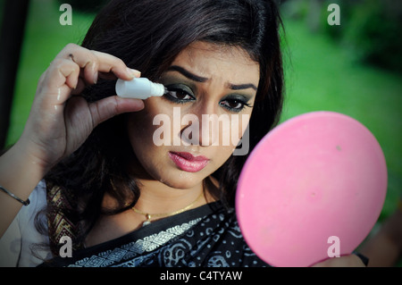 Movie making in Bangladesh at the Film Development Corporation studio in Dhaka Stock Photo