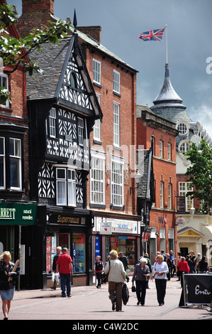 Nantwich High Street, Nantwich, Cheshire, England, United Kingdom Stock Photo