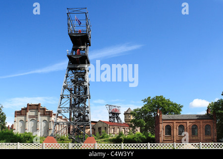 'Katowice' - dormant mine, the plot of land for the new location of The Silesian Museum in Katowice. Stock Photo