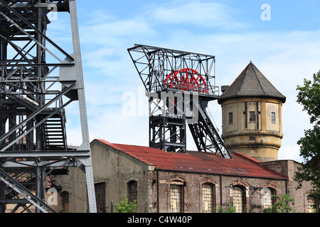 'Katowice' - dormant mine, the plot of land for the new location of The Silesian Museum in Katowice. Stock Photo