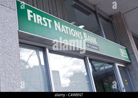 A First Nations Bank of Canada branch is pictured in Winnipeg Stock Photo