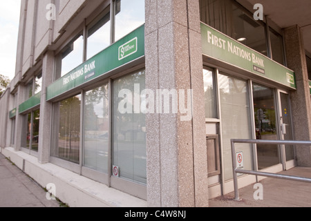 A First Nations Bank of Canada branch is pictured in Winnipeg Stock Photo