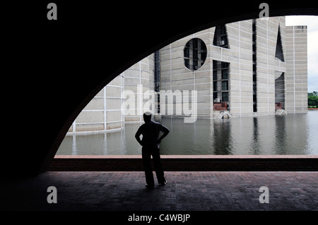 The parliament building in Dhaka, Bangladesh Stock Photo