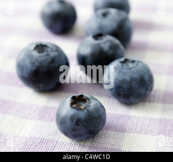 Blueberries photographed in a studio Stock Photo