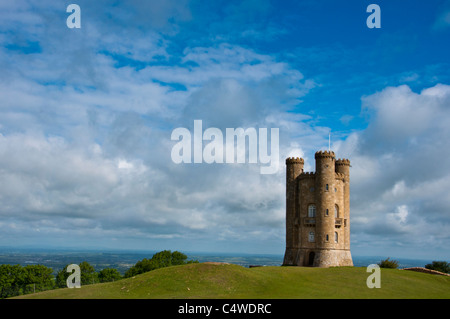 Broadway tower in the Worcestershire Cotswolds. UK. 2011 Stock Photo