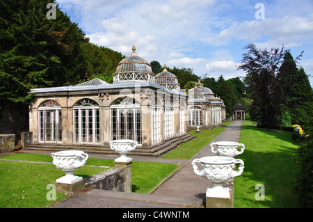 The Pavilion in The Gardens at Alton Towers Theme Park, Alton, Staffordshire, England, United Kingdom Stock Photo