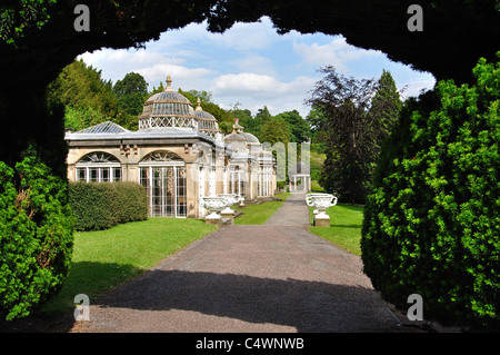 The Pavilion in The Gardens at Alton Towers Theme Park, Alton, Staffordshire, England, United Kingdom Stock Photo