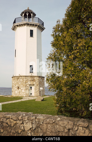 USA, Wisconsin, Fond du Lac, Lighthouse Stock Photo