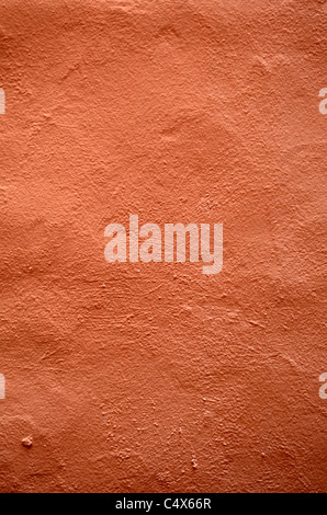 Background Texture of Pink Terracotta Plaster Stock Photo