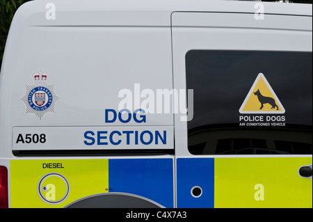 A Ford Connect British Transport Police Dog Van Stock Photo