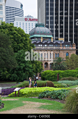 The Elegant Chief Secretay's Building in Macquarie Street Sydney New South Wales Australia Stock Photo