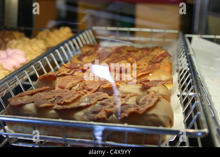 Bacon Donuts Stock Photo